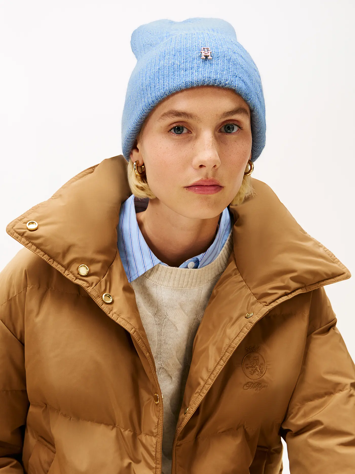 TOMMY HILFIGER | Mütze - Haube | hellblau